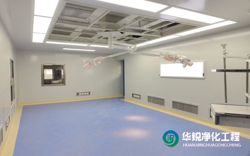 百级层流手术室净化装修施工中